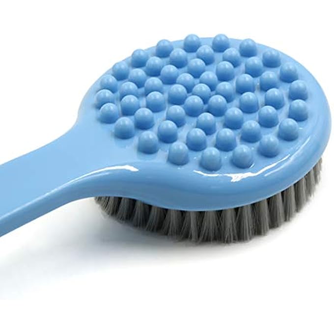 Ruilogod Blue Heart Pattern Soft Bristle Plastic Good Performance Body Brush Bath Shower Scrubber (id: f21 a30 295 d54 c3e - Image 4